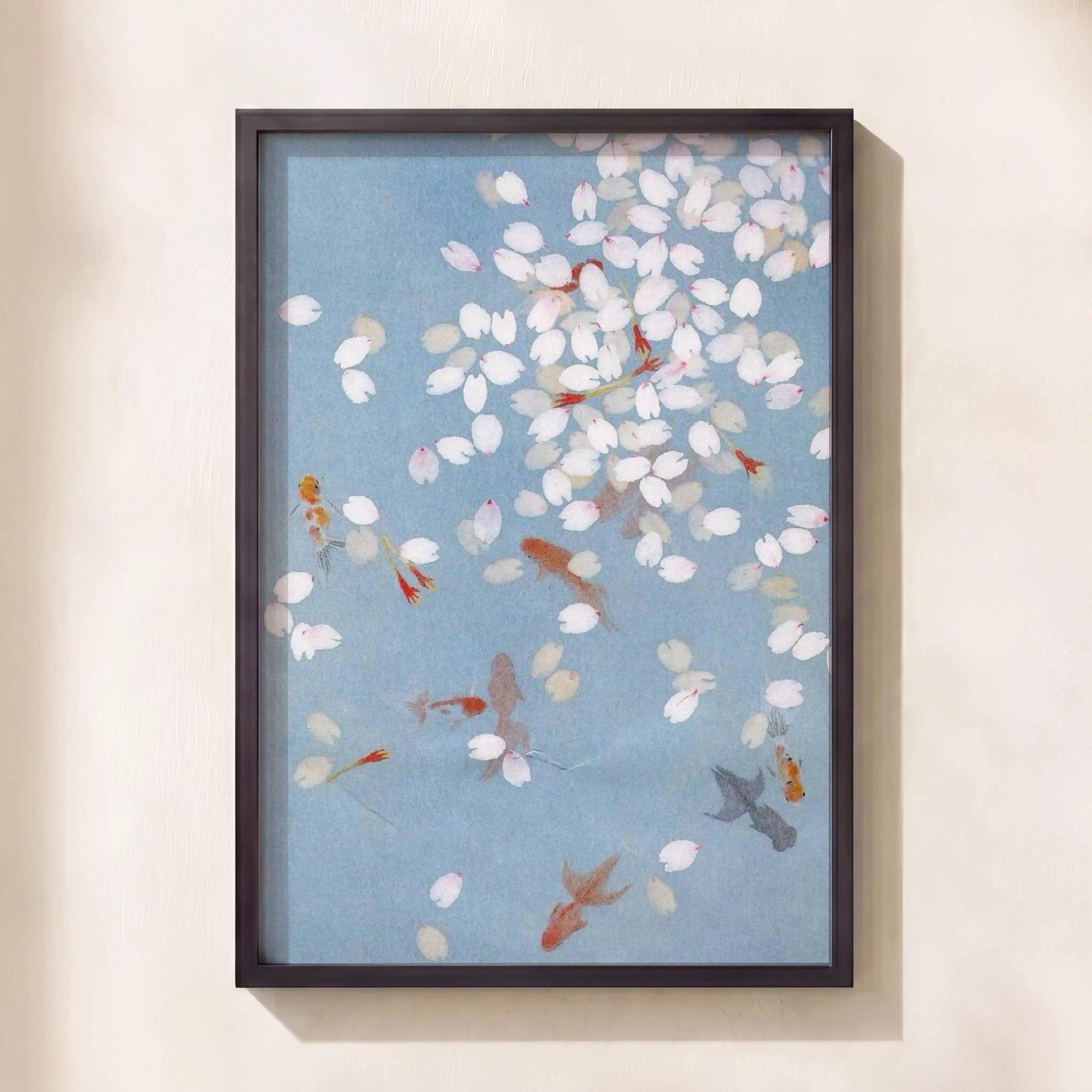 Ethereal Koi & Petal Drift