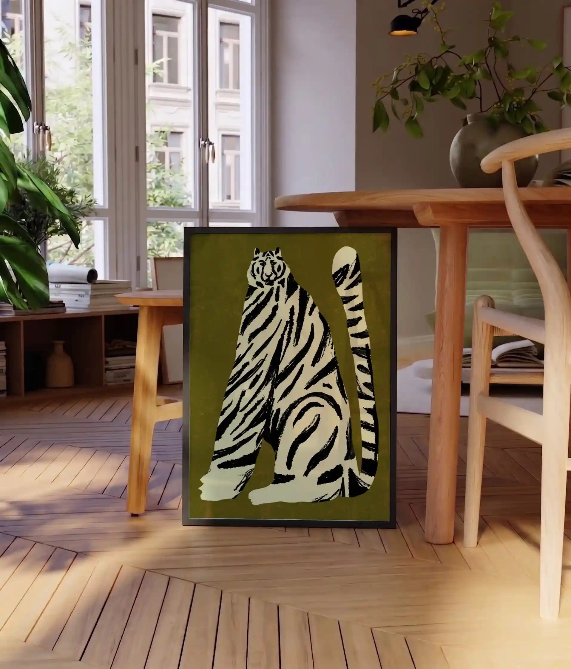 Sitting Tiger