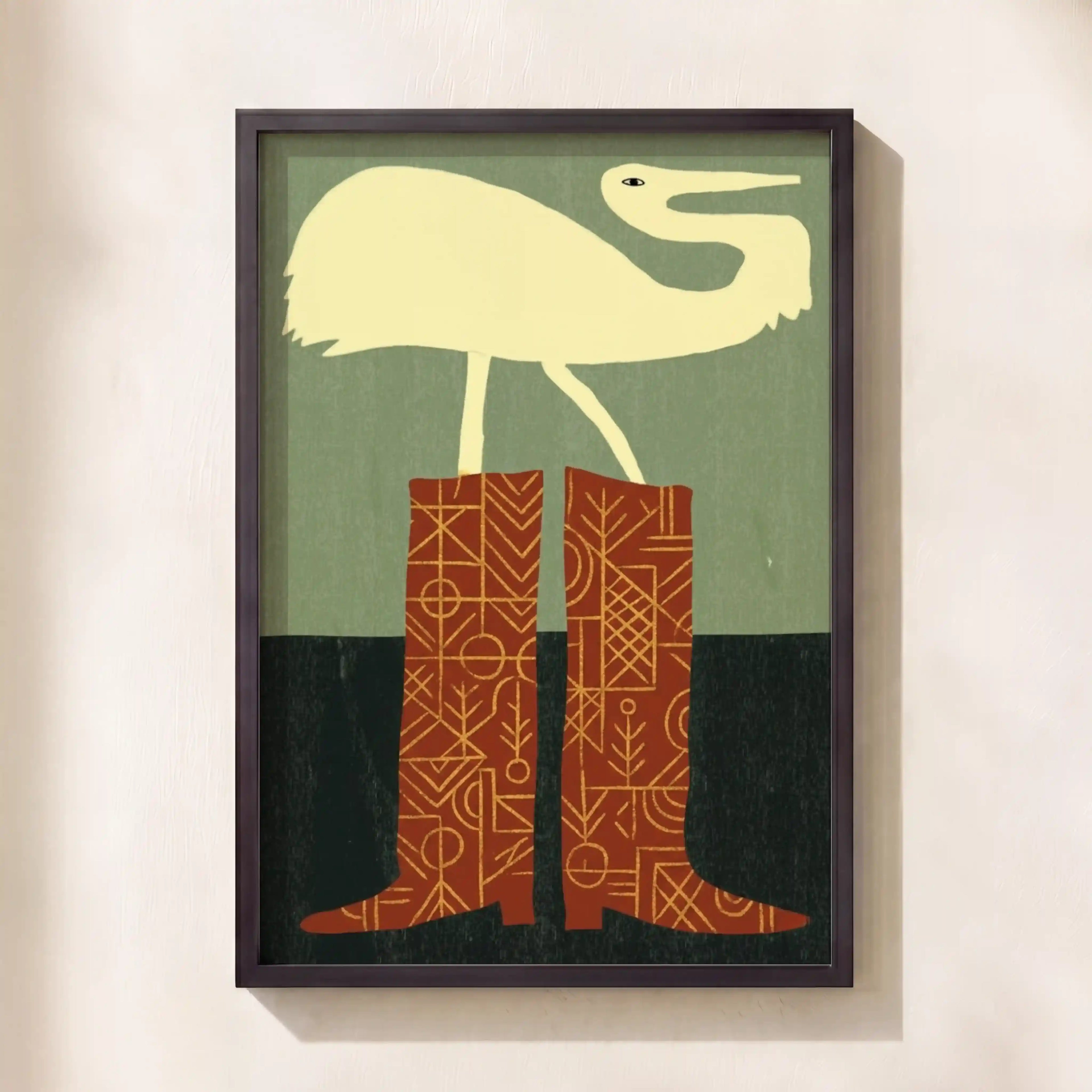 The Crane in Boots