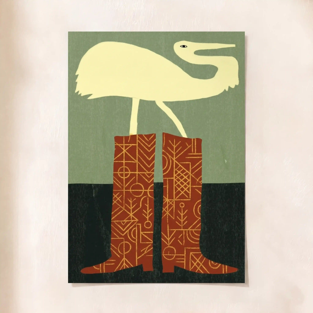 The Crane in Boots