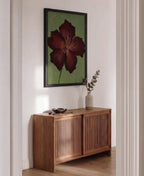Crimson Bloom in Olive