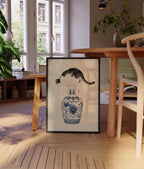 Cat on Vase