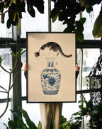 Cat on Vase