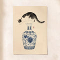 Cat on Vase