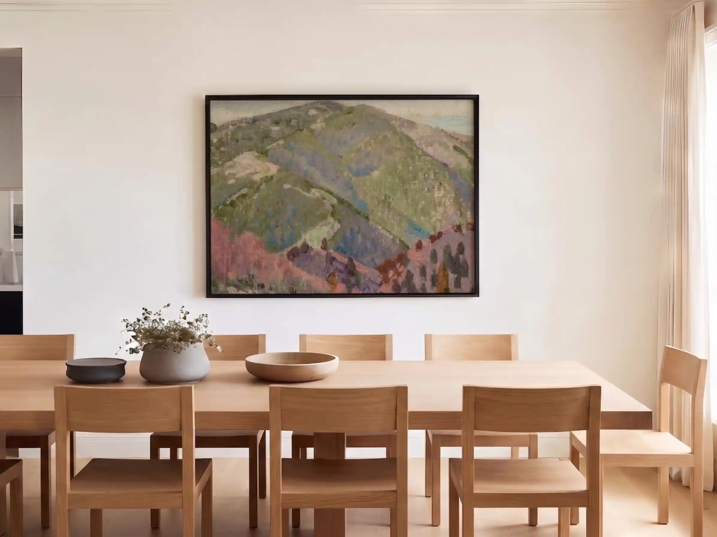Abstract Mountain Landscape