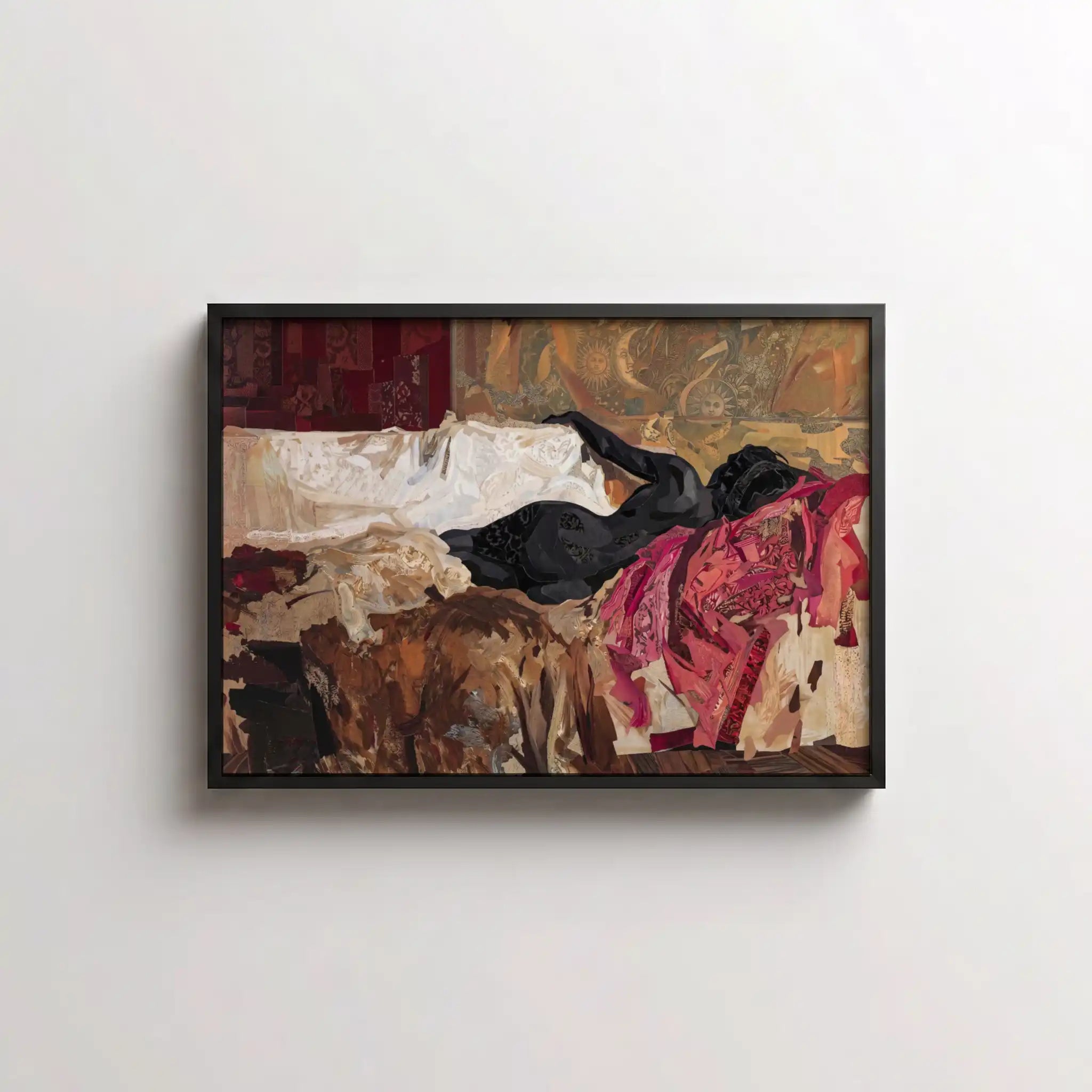 Women Sleeping - Black Art