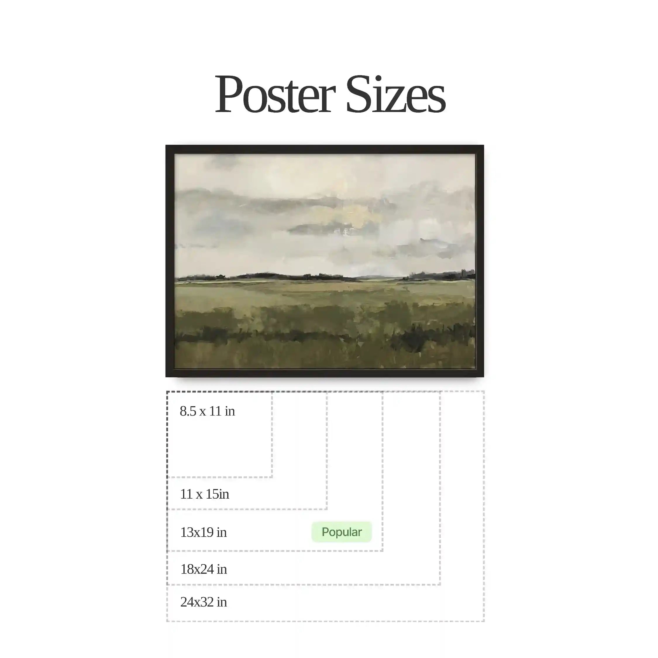 Misty Meadow Print