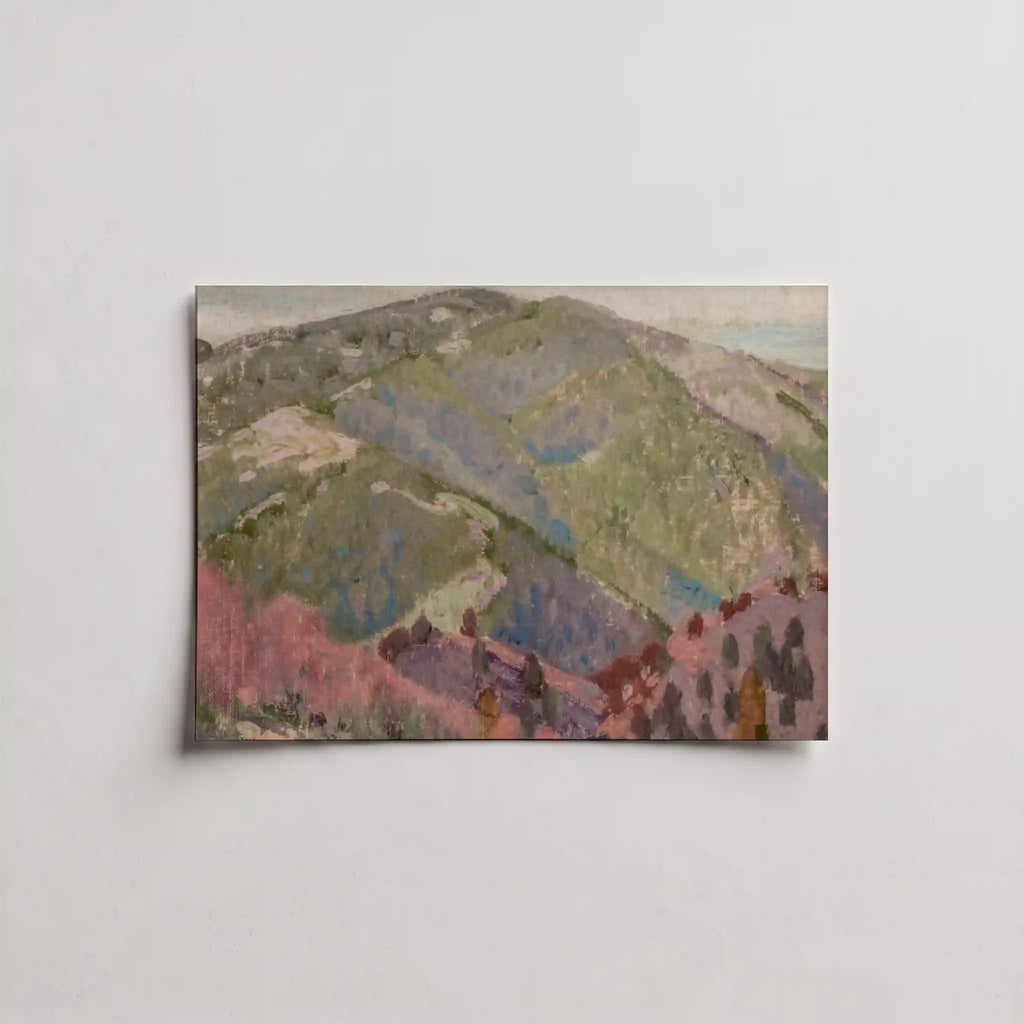 Abstract Mountain Landscape