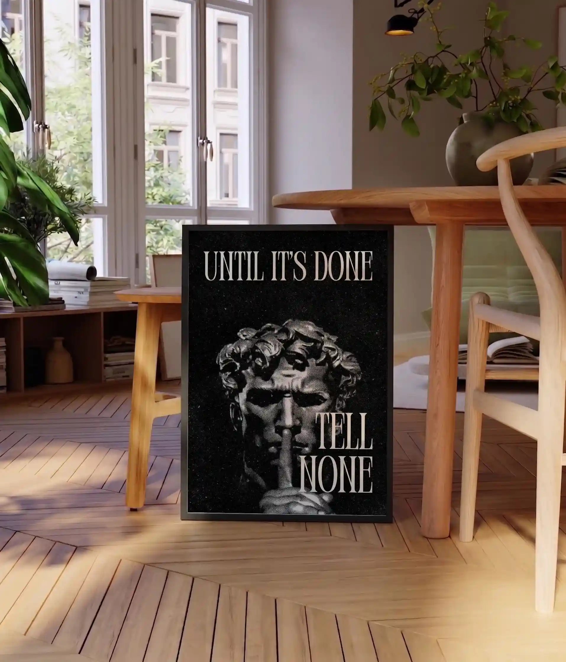 Tell None
