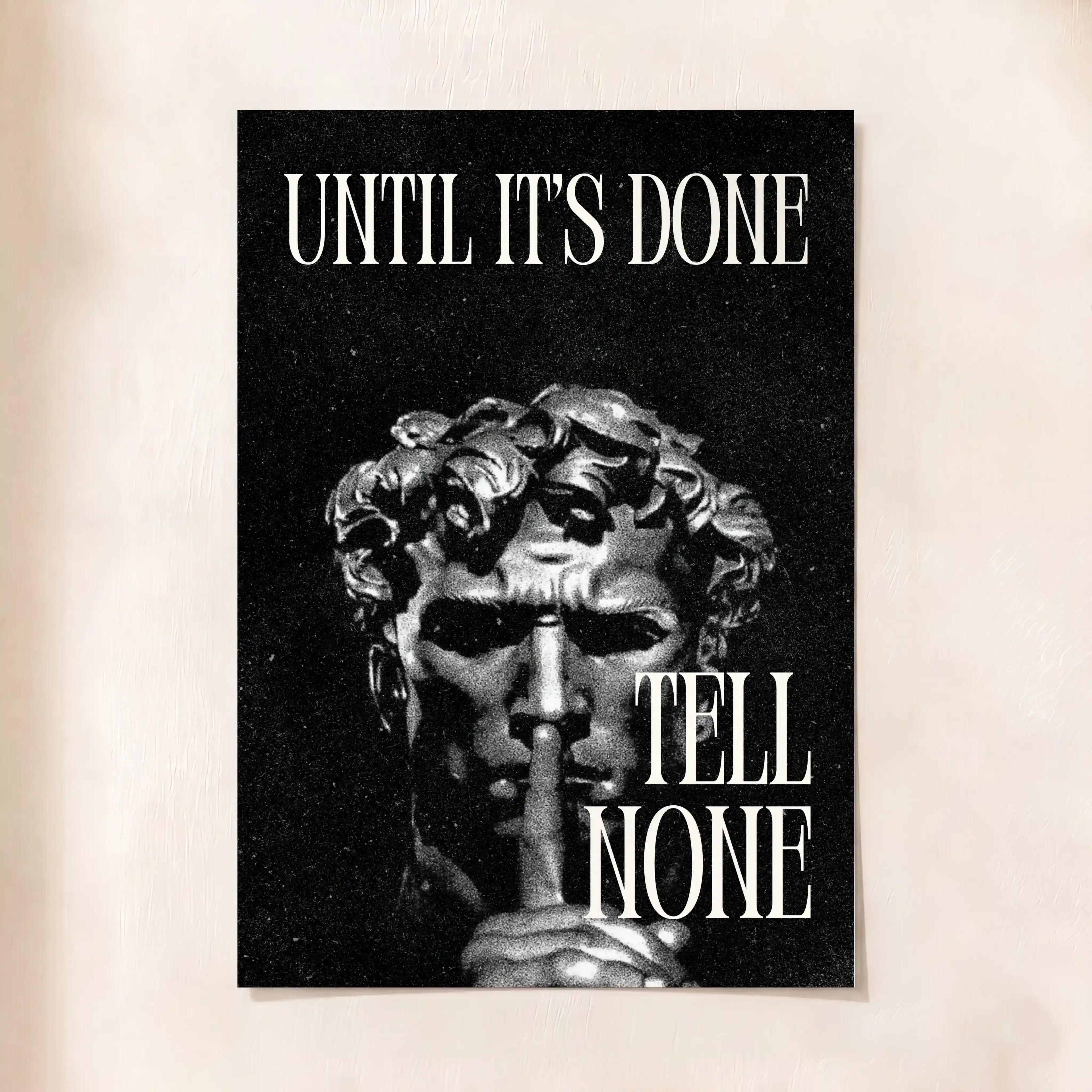 Tell None