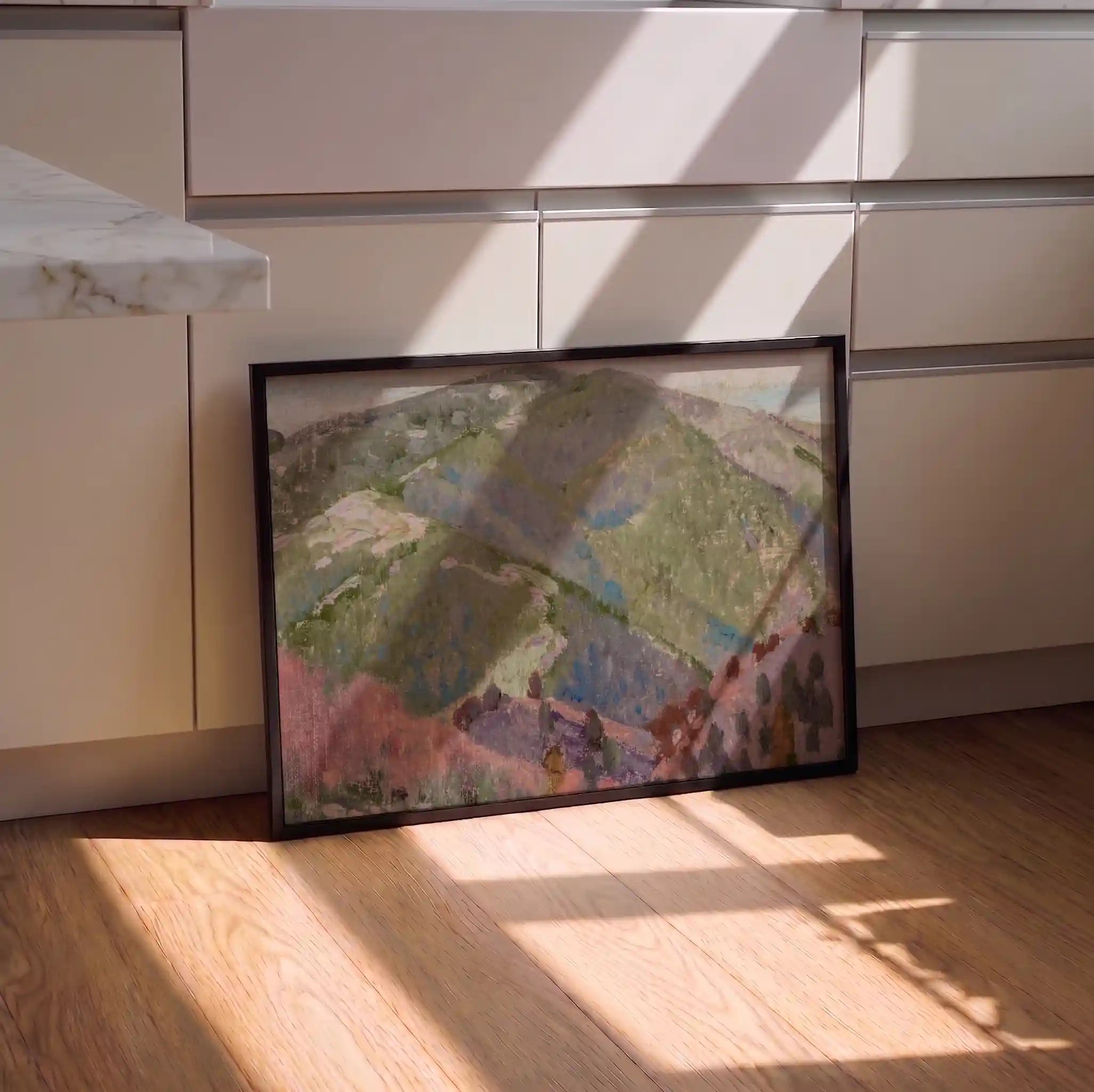 Abstract Mountain Landscape