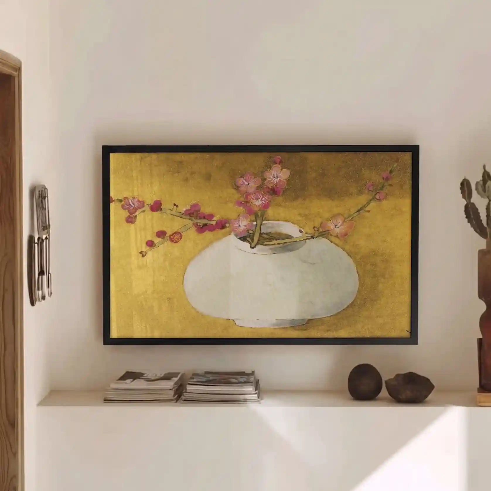 White Porcelain & Gold