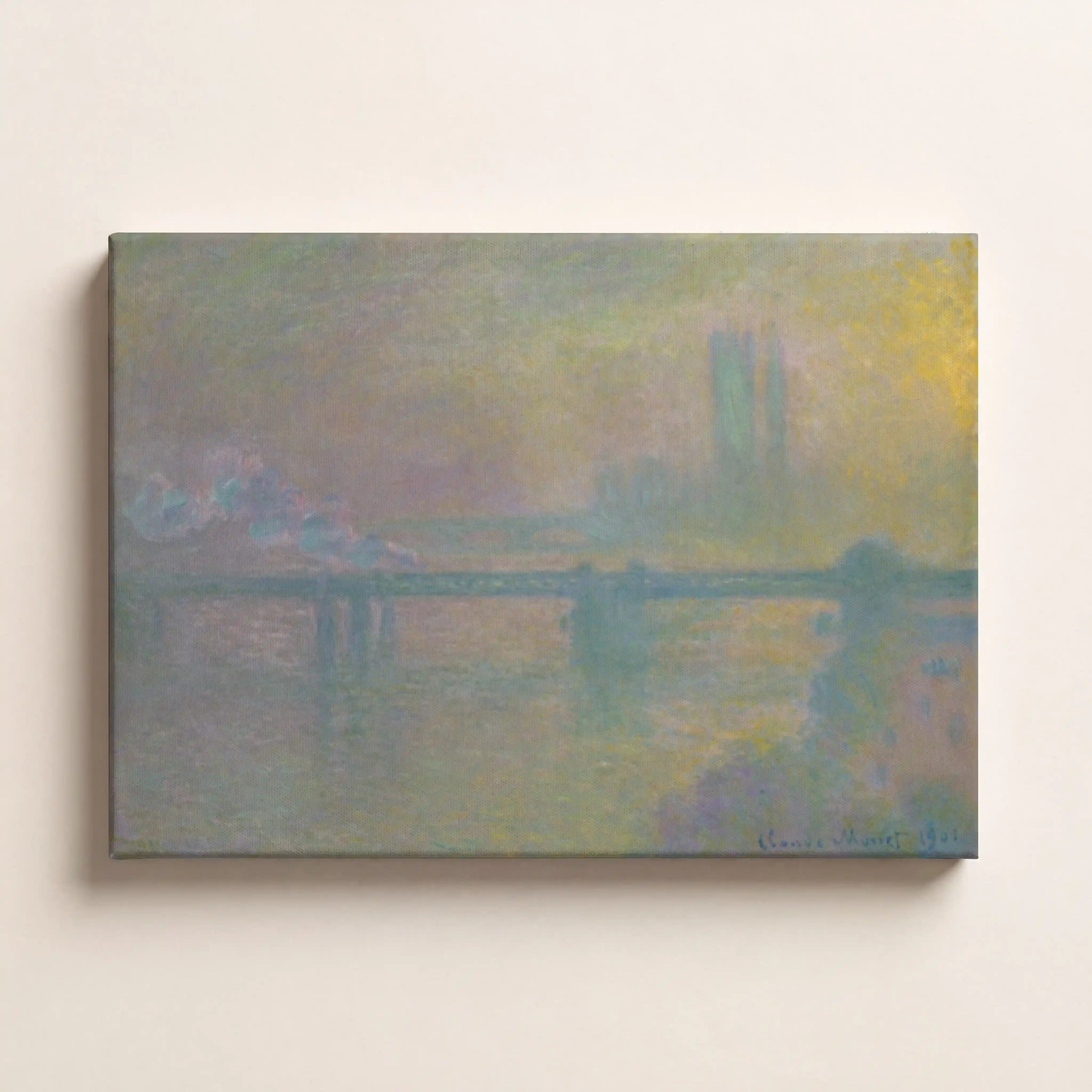 Claude Monet's Serene Harbor Reflection