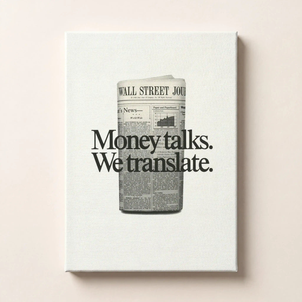Money Talks We Translate