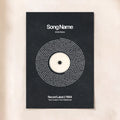 Custom Vinyl Lyrics Print (Black)