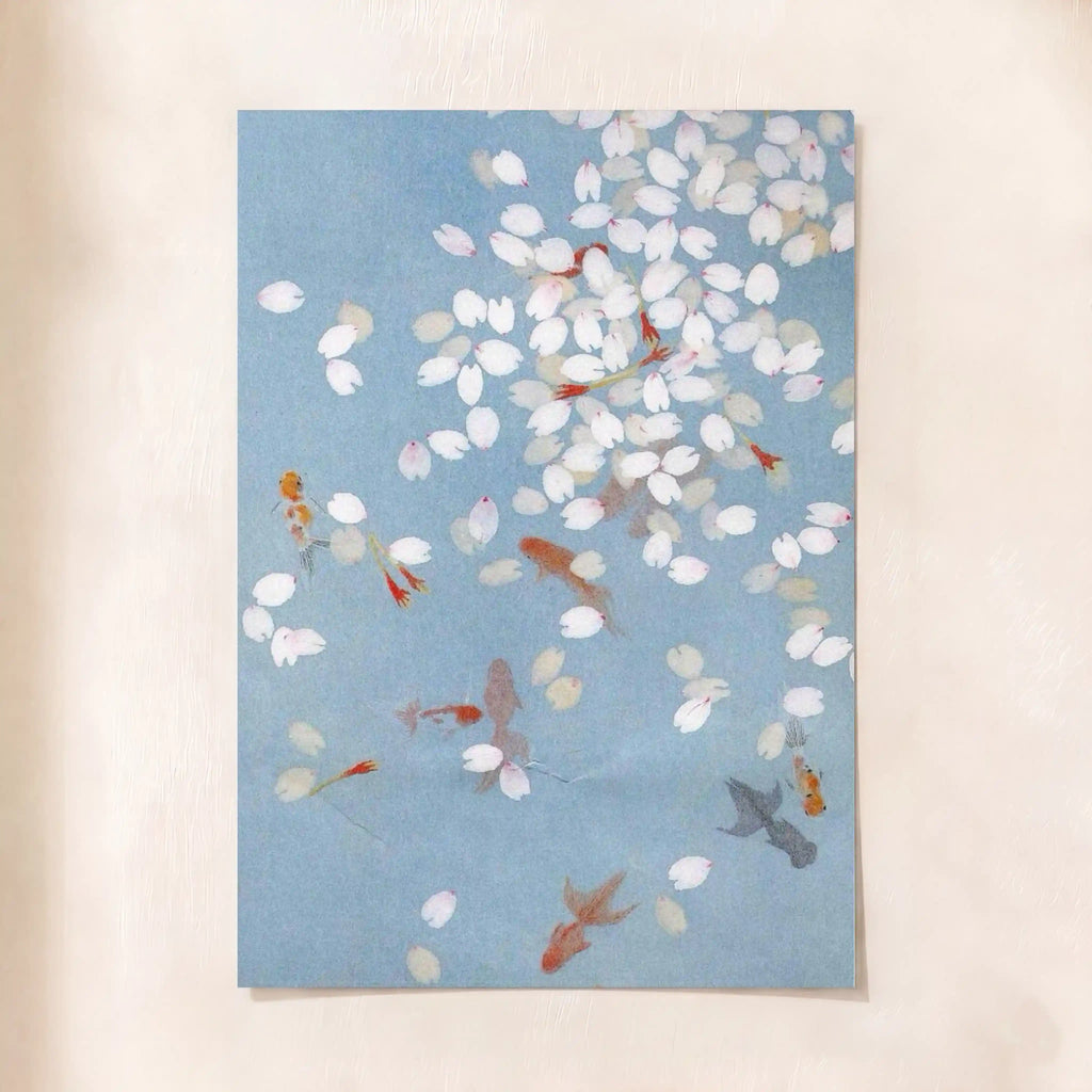 Ethereal Koi & Petal Drift
