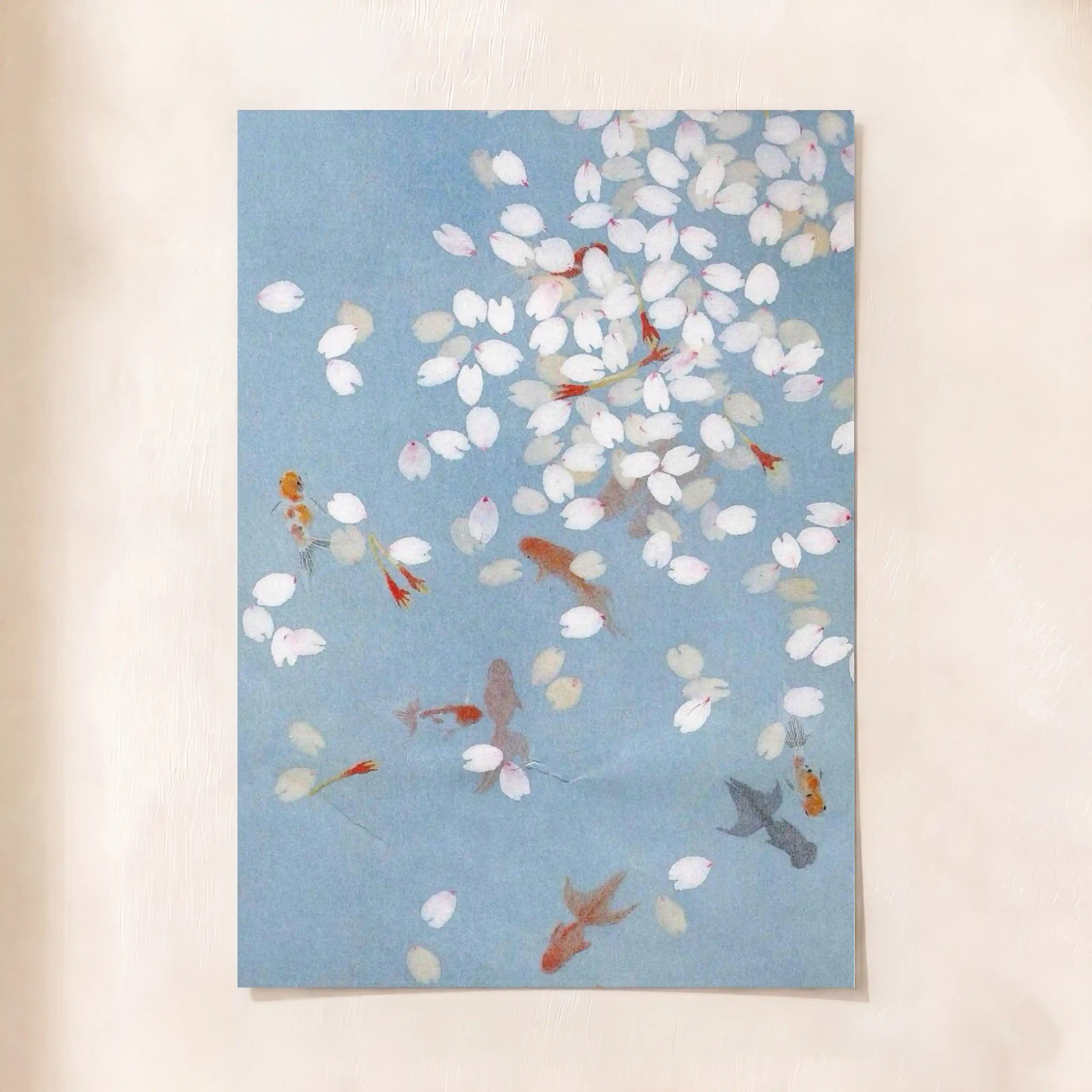 Ethereal Koi & Petal Drift