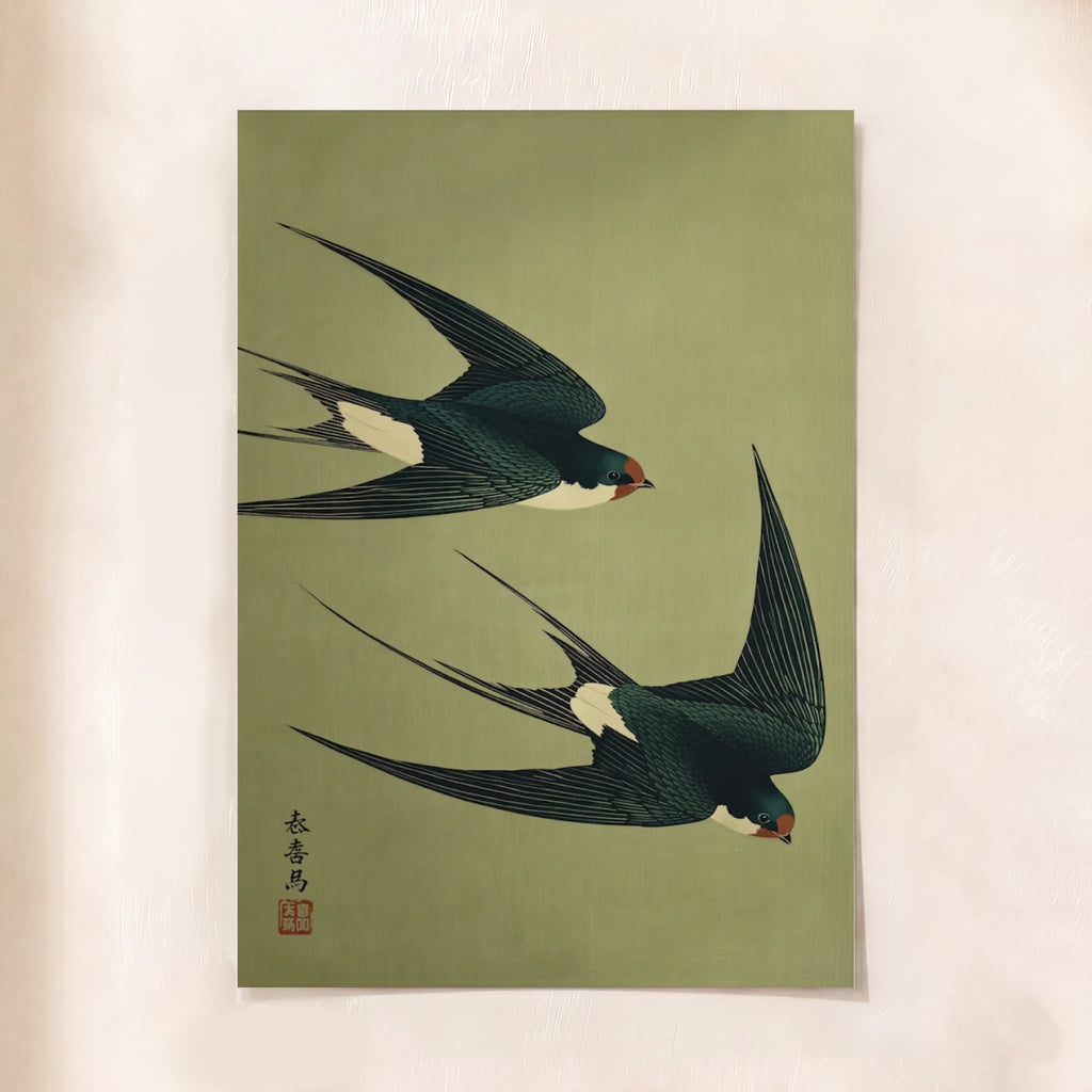 Swallows in Flight