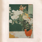 Abstract Floral Vase