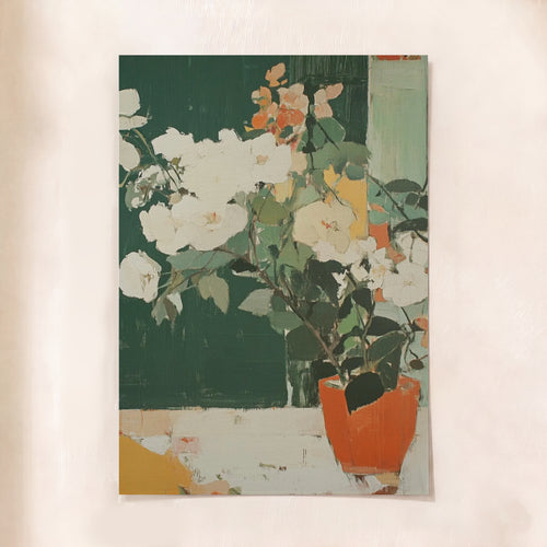 Abstract Floral Vase