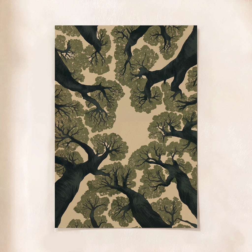 Earthy Forest Silhouette