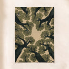 Earthy Forest Silhouette