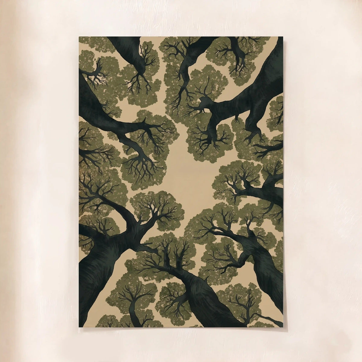 Earthy Forest Silhouette