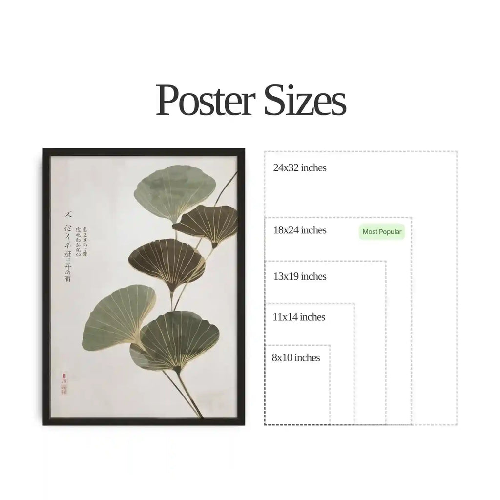 Ginkgo Leaf Trio